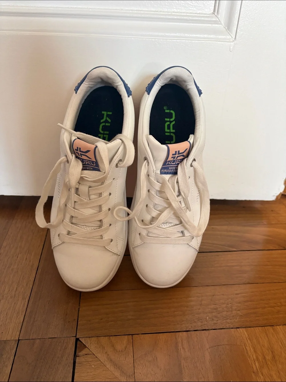 KURU Women’s Roam White Low-Top Lace-Up Sneakers